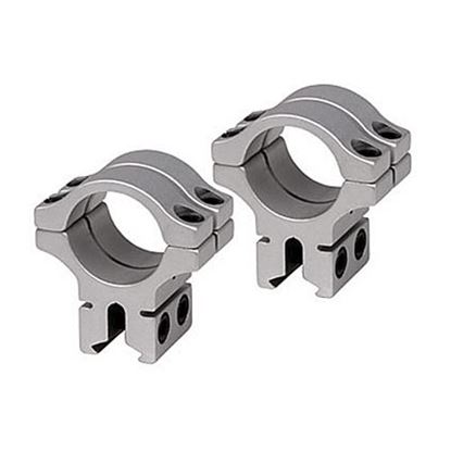 Picture of BKL 1" Rings, 3/8" or 11mm Dovetail, Double Strap, Silver