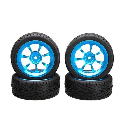 Picture of 4PCS Alloy Rims Tires RC Car Wheels 1/18 WLtoys A959-B A979-B A959 A969 A979 K929 Vehicles Model Parts