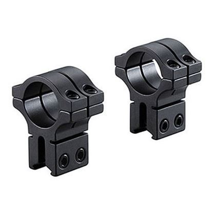 Picture of BKL 1" Rings, 3/8" or 11mm Dovetail, Double Strap, Matte Black