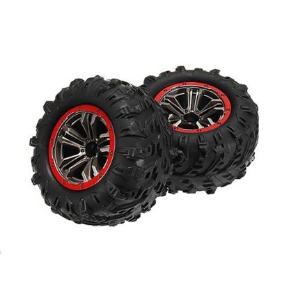 Picture of 2PCS Hub Wheel Rim & Tires For 9125 1/10 2.4G 4WD RC Car Parts No.25-ZJ02