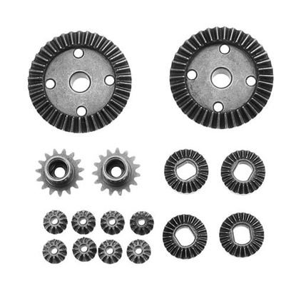 Picture of TPOWER 16PCS Upgrade Parts Metal Differential Gear Wltoys 1/18 A949 A959 RC Car Vehicles Models