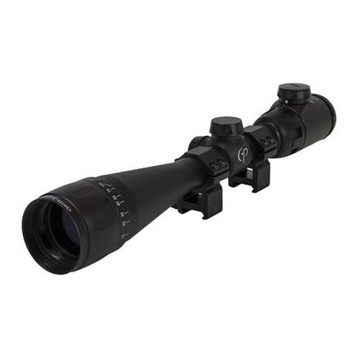 Picture of CenterPoint 4-16x40 AO Rifle Scope, Illuminated TAG-Style Reticle, 1" Tube, Picatinny Rings