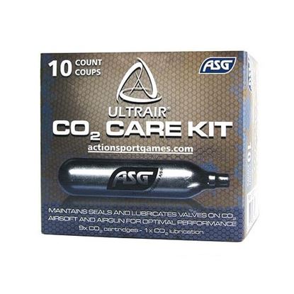 Picture of ASG Ultrair 12gr. CO2 Cartridge 10 pcs (9 std./1 lubricated)