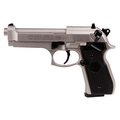 Picture of Beretta 92FS, Nickel, Black Grips