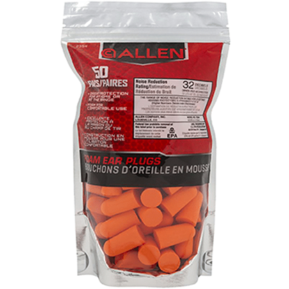 Picture of Allen Foam Ear Plugs Orange 50 pk.