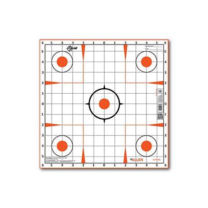 Picture of Allen Company EZ Aim Sight-In Grid Target, 12"x12", 12-pack