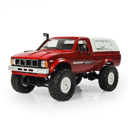 图片 WPL C24 1/16 RTR 4WD 2.4G Military Truck Crawler Off Road RC Car 2CH Toy