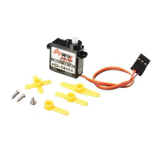 Picture of Power HD-1440A 0.8KG 4.4g Micro Servo Steel Ring Engine Compatible with Futaba/JR RC Car Part