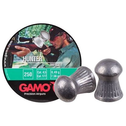 Picture of Gamo Hunter .177 Cal, 7.56 Grains, Domed, 250ct