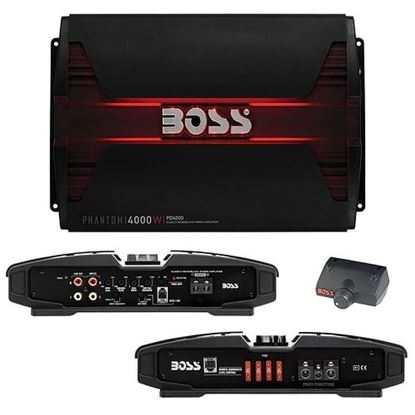 Picture of Boss PHANTOM 4000 Watts  Class D Monoblock Power Amplifier Remote Subwoofer Level Control