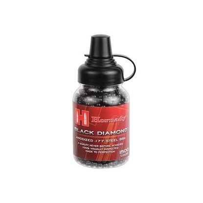 Picture of Hornady Black Diamond Steel BBs, .177 Cal, 5.1 Grains, Anodized Finish, 1500ct