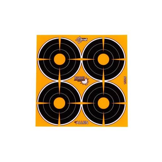 Picture of Allen Company EZ Aim Splash 3" Bullseye Target, 12 Sheets, 48ct