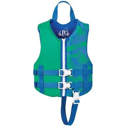 Picture of Full Throttle Child Life Jacket Rapid-Dry-Green