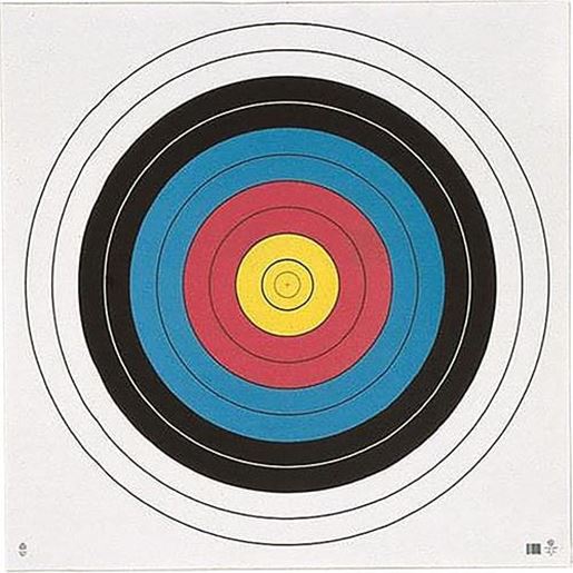 Picture of Maple Leaf Target Face FITA 10-Ring 80 cm. 12 pk.