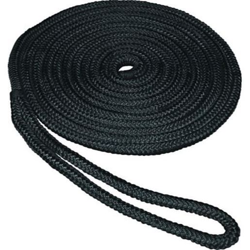 Picture of SeaSense 0.5 in x 25 ft Double Braid Dockline-Black