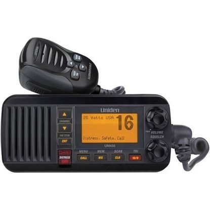 Picture of Uniden UM385BK 25-Watt Fixed-Mount Marine Radio with DSC (Black)