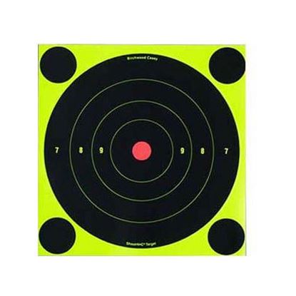 Picture of Birchwood Casey Shoot-N-C Targets, 8" Bullseye, 50 Targets + 200 Pasters