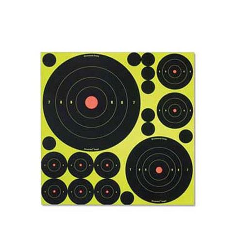 Picture of Birchwood Casey Shoot-N-C Variety Pack, 50 Bullseye Targets + 50 Pasters