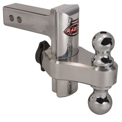 Picture of Trimax TRZ6AL Razor 6in Aluminum Adjust Hitch-Dual Ball