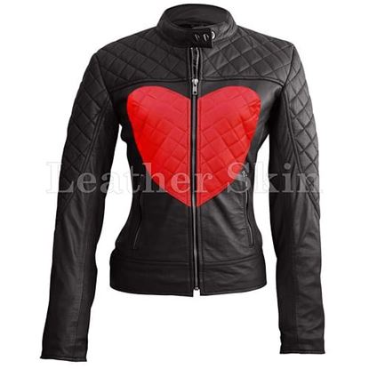 Picture of Women Black Leather Jacket