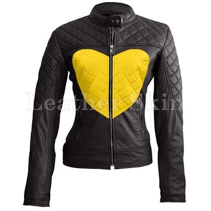 Picture of Women Black Leather Jacket