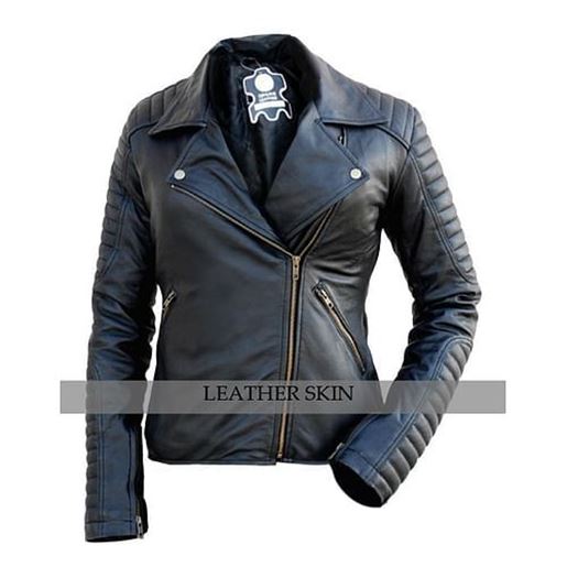 Picture of Black Women Leather Jacket