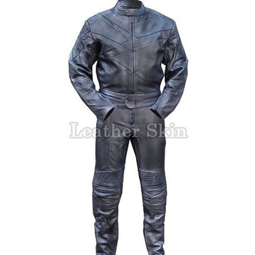 Picture of Black Leather Suit