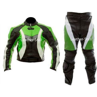 Picture of Green Leather Suit