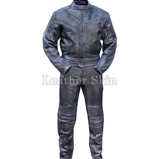 Picture of Black Leather Suit