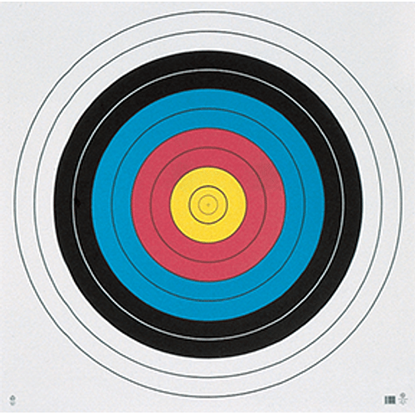 Picture of Maple Leaf Target Face FITA 10-Ring 40 cm. 100 pk.