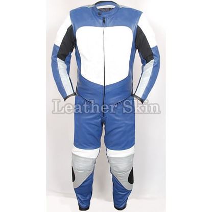 Picture of Blue Leather Suit