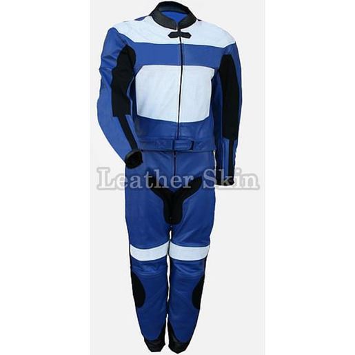 Picture of Blue Leather Suit