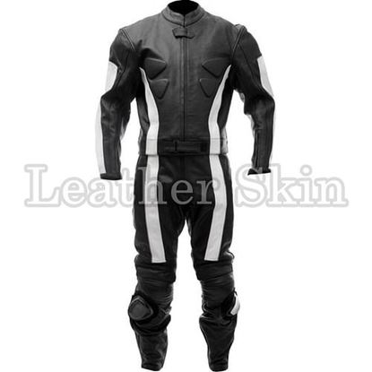 Picture of Black Leather Suit