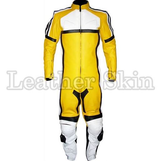 图片 Yellow Leather Suit