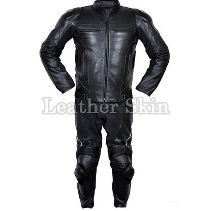 Picture of Black Leather Suit