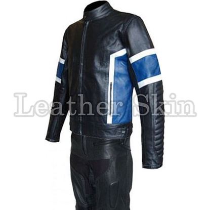 Picture of Black Leather Suit