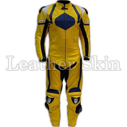 Picture of Yellow Leather Suit