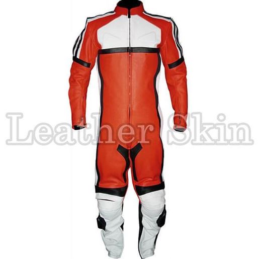 Picture of Orange Leather Suit