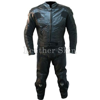 Picture of Black Leather Suit