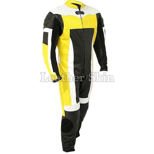 Picture of Yellow Leather Suit