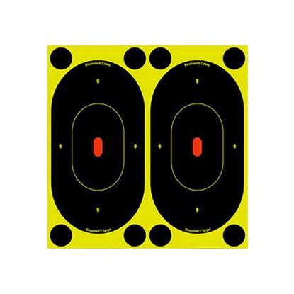 Picture of Birchwood Casey Shoot-N-C Targets, 7" Silhouette, 12 Targets + 48 Pasters