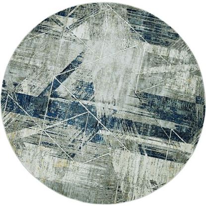 Picture of 91" X 91" Greyor Blue Polyester or  Viscose Rug