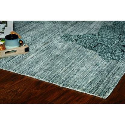 Picture of 60" X 96" Grey Pet Yarn Rug