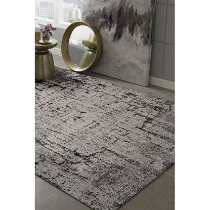 Picture of 96" X 96" Ivory or Grey Polyester Rug