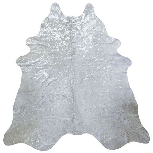 Picture of 6 Ft Silver Devore Brindled Cowhide Rug