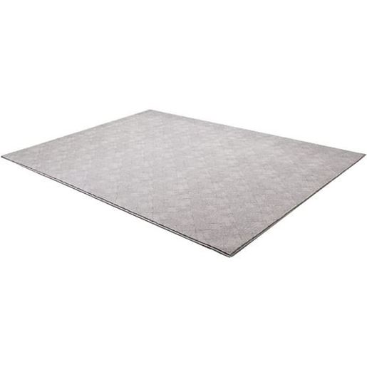 Picture of 8' x 11' Gray Distressed Diamonds Area Rug