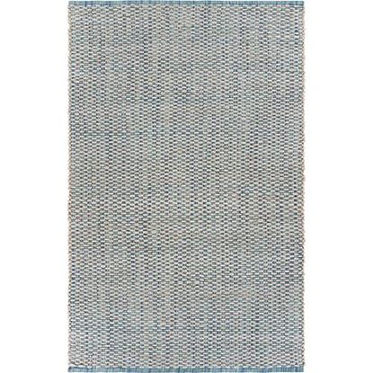 Picture of 9' x 12' Blue and Beige Toned Area Rug