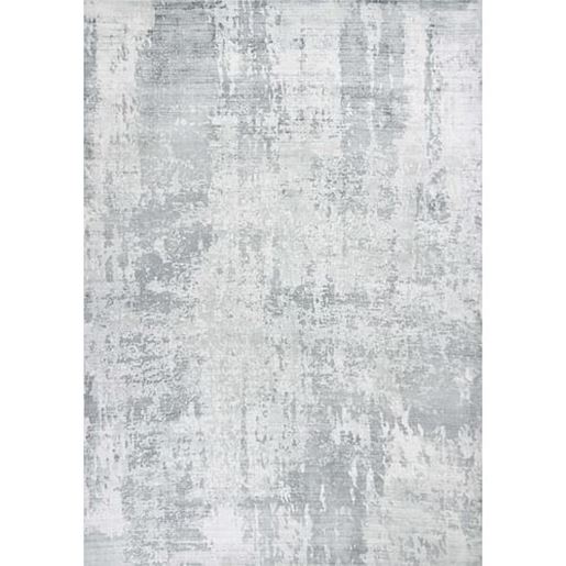 Picture of 9'x12' Dew Grey Hand Loomed Abstract Brushstroke Indoor Area Rug