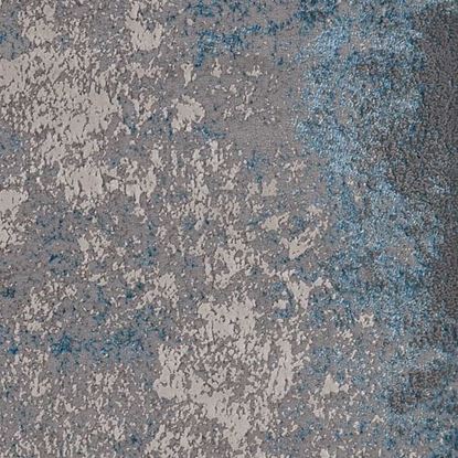 Picture of 10'x13' Silver Blue Machine Woven Abstract Smudge Indoor Area Rug