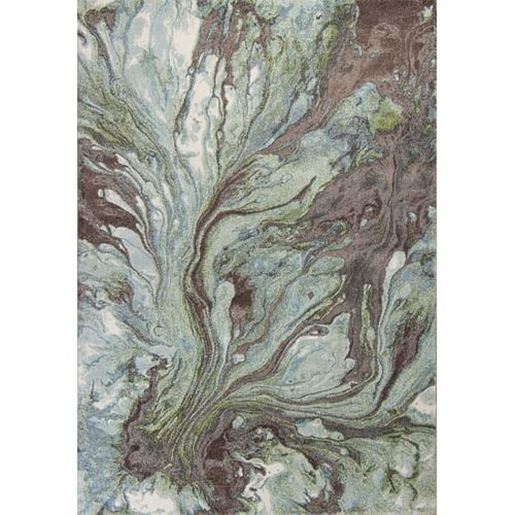 Picture of 7' x 10'  Polypropylene Seafoam Area Rug